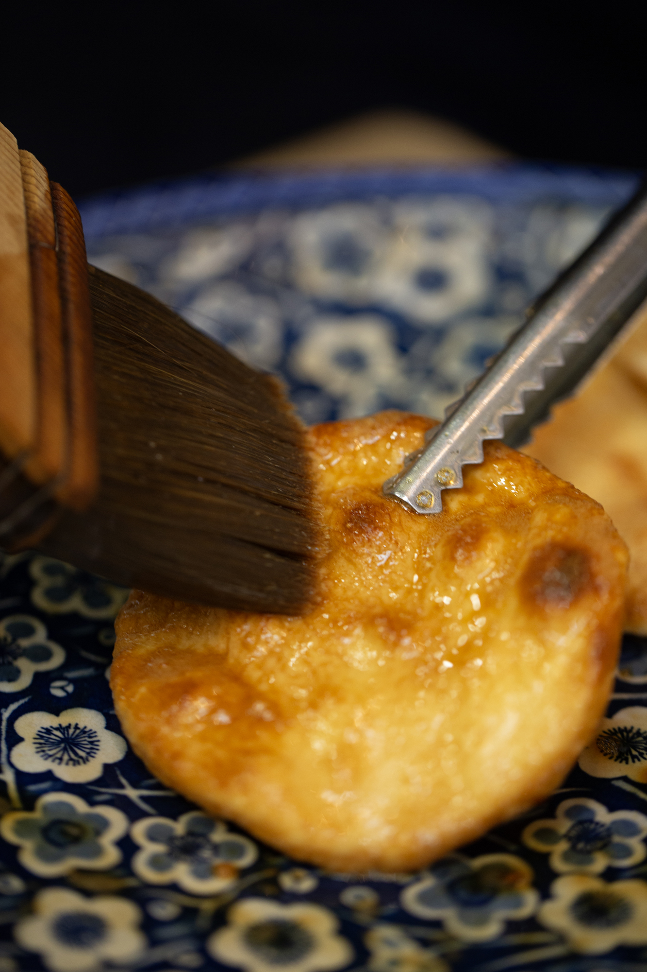 せんべい手焼き体験2